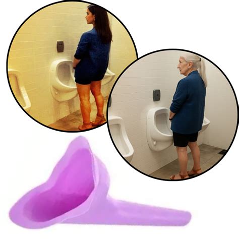 Urinol Silicone Portátil Feminino Para Fazer Xixi Em Pé, Urina E Mijar ...
