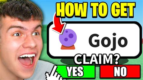 How To Get The Gojo Aura In Roblox Aura Craft Youtube