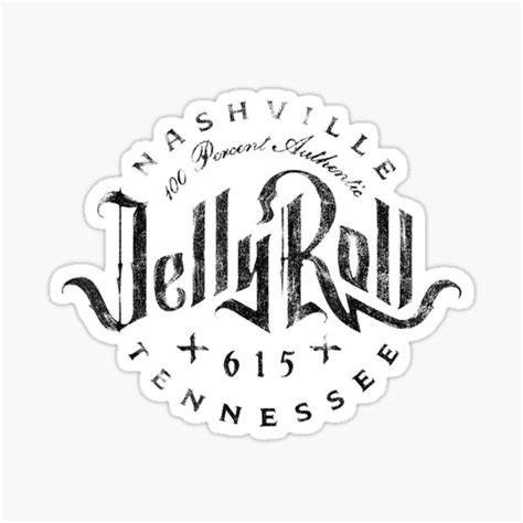 "Jelly Roll" Sticker for Sale by luoginak | Redbubble