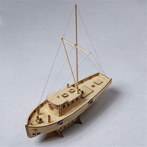 Wooden Sailing Boat Model DIY Kits Ship Assembly 1:30 Scale Decoration Toy Gift Wooden assembled ...