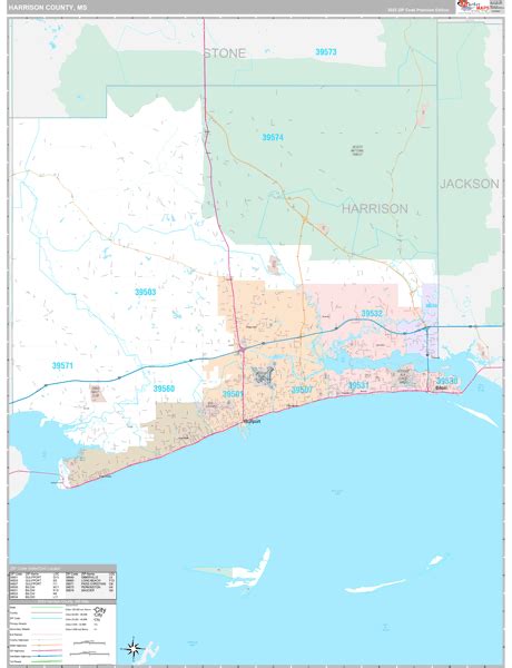 Maps of Harrison County Mississippi - marketmaps.com