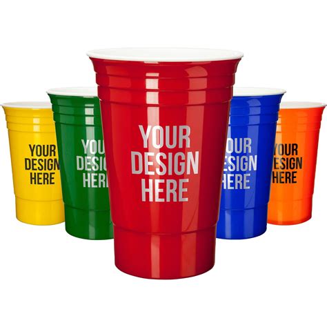 Wholesale Customized Branded Logo Reusable 16 Oz Plastic Disposable Pp Cups Custom Beerpong Set