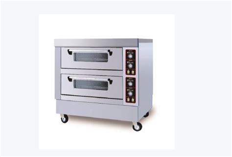 Kw Semi Automatic Double Deck Four Tray Bakery Oven At Rs In