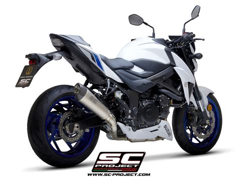 Escape Homologado Sc Project Conic En Titanio Para Suzuki Gsx S