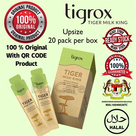 Box Pack Per Box Tigrox Tiger Milk King On Carousell