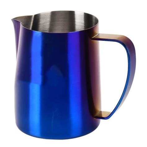 Fdit tasses à café Tasse à mousser le lait 600ML bleu foncé mat 304