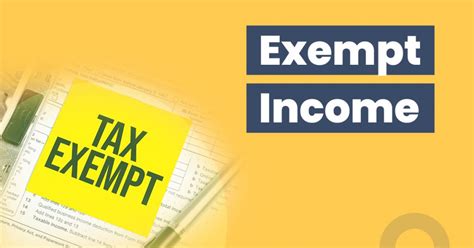 Exempt Income Income Exempt From Tax As Per Section