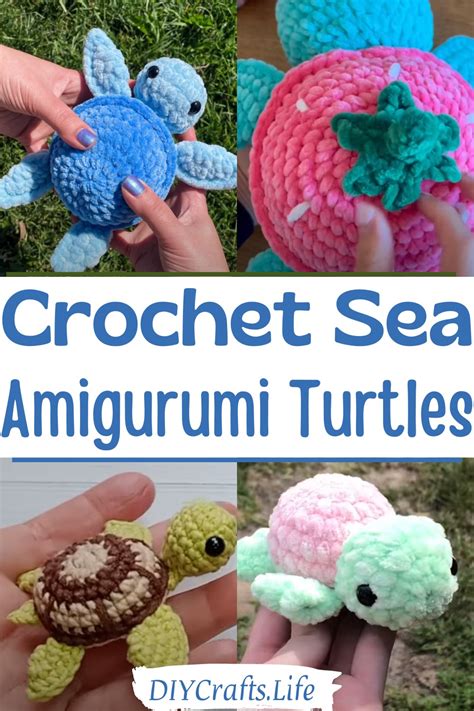 Crochet Sea Turtle Amigurumi Patterns To Explore Marine Life DIY Crafts