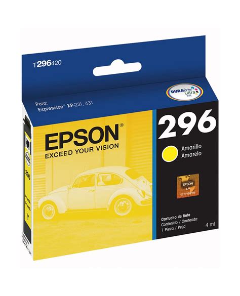 Cartucho De Tinta Epson Amarillo Gameplanet