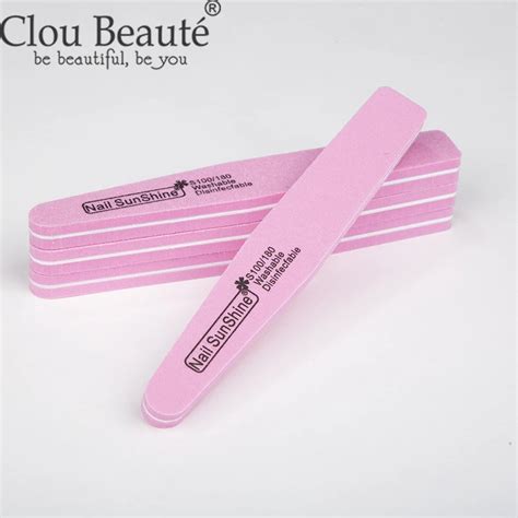 Clou Beaute Bloque Pulidor Para Manicura Esponja Lavable De Doble Cara