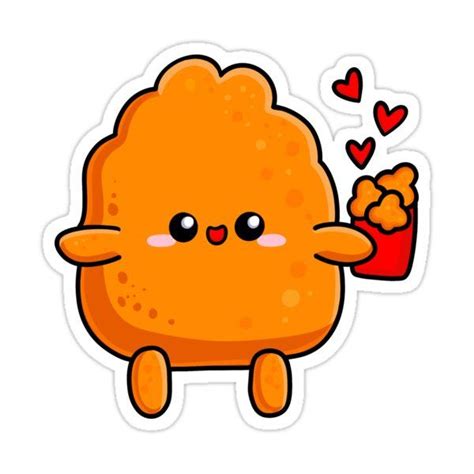 An Orange Sticker With A Heart Shaped Object In It S Hand