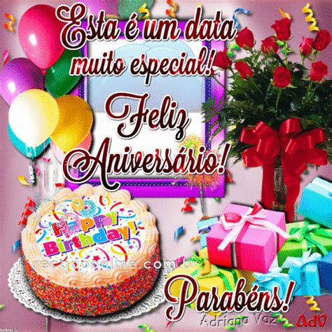 Mensagens E Gifs De Aniversario - Gif Animado De Desejos De Aniversario 20+ Comemora E Celebração GIFs