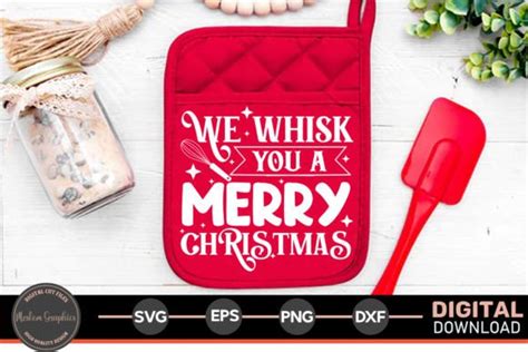 We Whisk You a Merry Christmas - Svg Graphic by Moslem Graphics ...