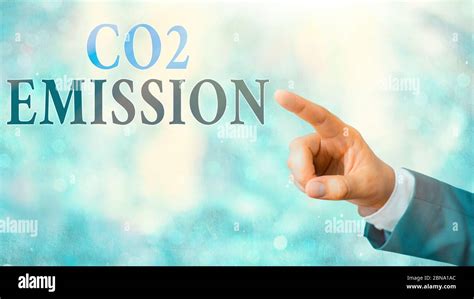 Handwriting Text Co2 Emission Conceptual Photo Releasing Of Greenhouse