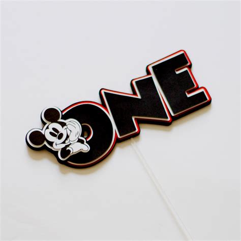 Mickey First Birthday Cake Topper Cake Smash Cake Toppermickey Mouse