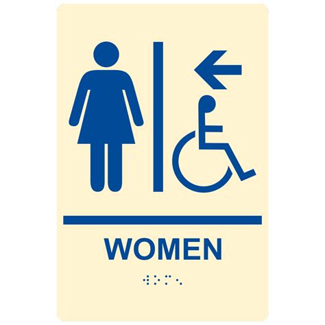 Ada Women With Symbol Braille Sign Rre 14857 Bluonivory Restrooms