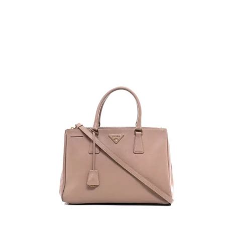 Sac Main Grand Galleria Prada Cuir Saffiano Rose Poudr Monogram Paris