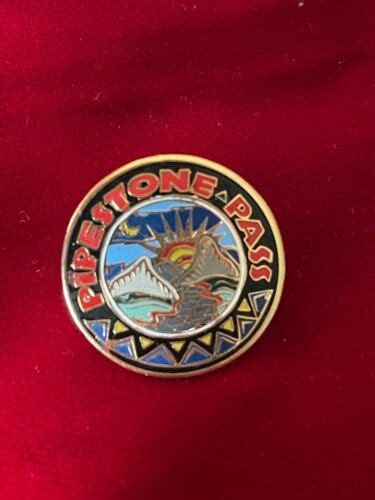 Pipestone Pass Montana Rocky Mountains Continental Divide Enamel Lapel