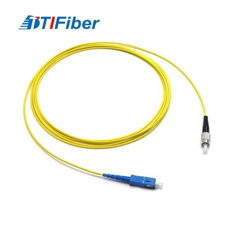 G652dg657a Fcupc Scupc Sm Singlemode Simplex Lszh Network Fiber Optic Patchcord