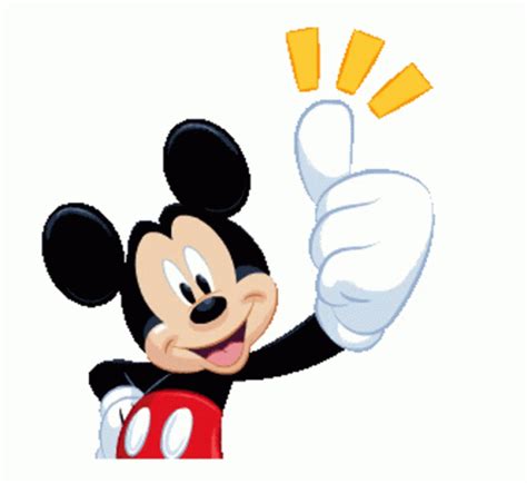 Mickey Mouse Smile Thumbs Up GIF | GIFDB.com