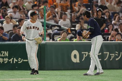 プロ野球 巨人－ヤクルト 試合後に松田宣浩引退セレモニー 写真特集1020 毎日新聞