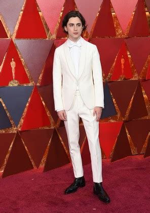 Timothee Chalamet Arrives Oscars Dolby Theatre Editorial Stock Photo ...