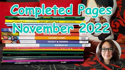 Completed Pages November 2022 YouTube