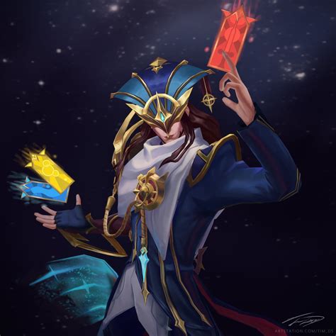 Artstation Stargazer Twisted Fate League Of Legends Fan Art