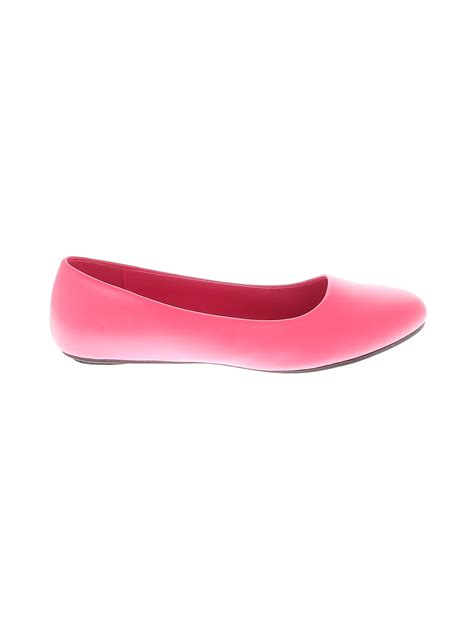 Hot Cakes Solid Pink Flats Size 6 1 2 44 Off ThredUP