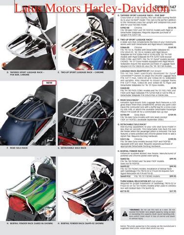 Part 1 Harley-Davidson Parts and Accessories Catalog by Harley-Davidson ...