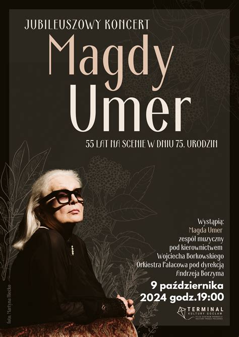 Jubileuszowy Koncert Magdy Umer Lat Na Scenie W Dniu Urodzin