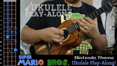 Super Mario Bros Nintendo Theme Ukulele Play Along Youtube