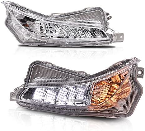 Amazon PIT66 Front Bumper LED Fog Light Compatible With 2015 2017