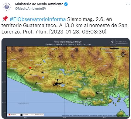 Nuevo sismo sacude límites entre Guatemala y El Salvador esta mañana