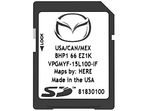 Mazda Sd Navigation Card