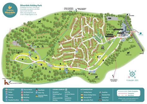 Holgates Silverdale Site Map