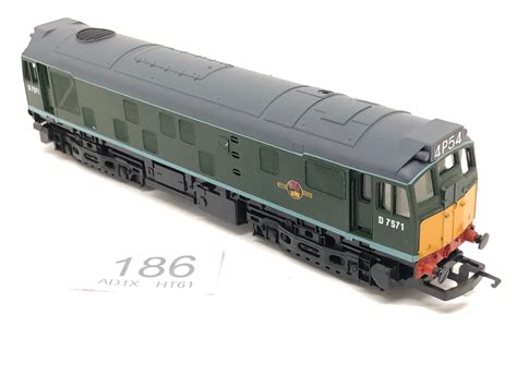 Hornby R072 Class 25 D7596 In Br Green W186 The Model Railway Club