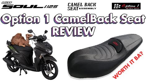 Option 1 Camel Back Seat For Mio Soul I 125 YouTube