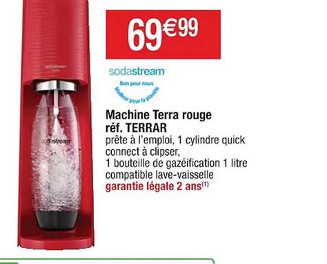 Promo Machine à Gazéifier Sodastream chez E Leclerc