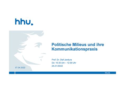 V1 Polit Milieus Politische Milieus Und Ihre Kommunikationspraxis