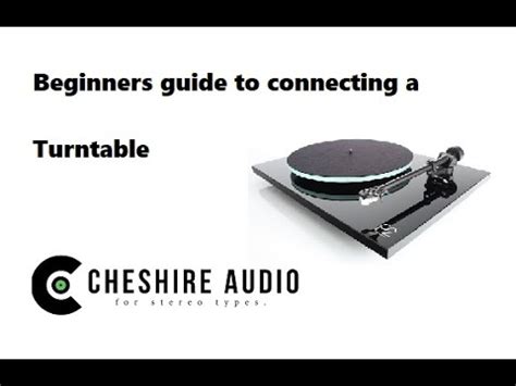 Beginners Guide To Connecting Up A Turntable Includes Rega Planar 1