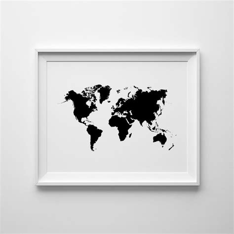 World Map Wall Art Large World Map World Map Poster - Etsy