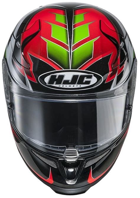 Casque de moto intégral HJC RPHA 10 Plus Elsword Noir Rouge Vert MC 1