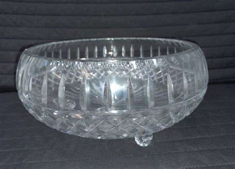 Bohemia Hand Cut Lead Crystal Bowl Mark Van Hook Auctioneer