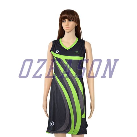 Wholesale Sublimation Design Netball Uniforms Custom Fit Women Cotton