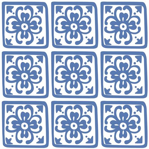 porcelain pattern seamless  vector art  vecteezy