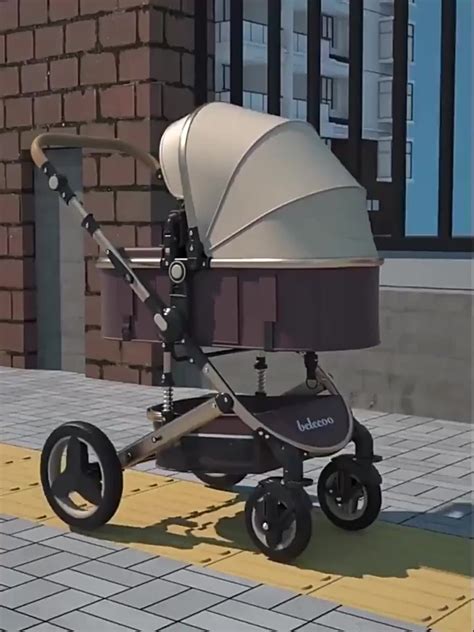 Hot Mom Baby Stroller Baby Carriage With Adjustable Seat Height Angle