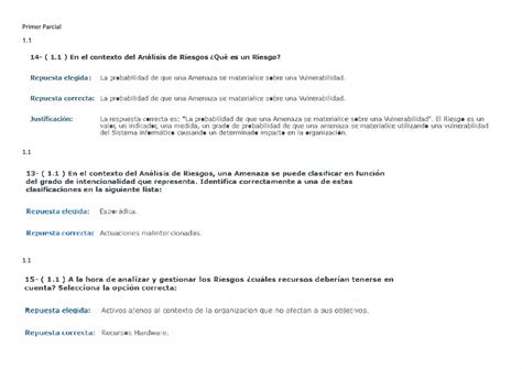 Seguridad 1 1 Preguntero Del 1er Parcial Primer Parcial 1 1 1 14