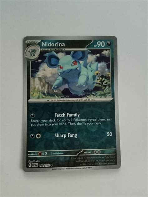 Nidorina REVERSE HOLO Pokemon 151 Mew Kaufen Auf Ricardo