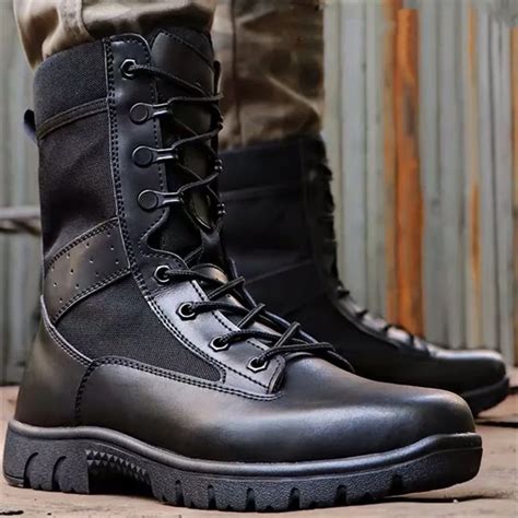 Spring Tactical Military Man Boots Desert Combat Army Boot Outdoor